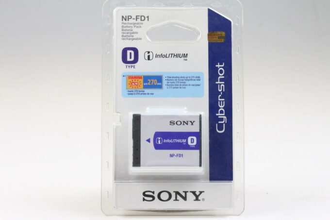 Sony NP-FD1 LITHIUM Akku für T-Serie