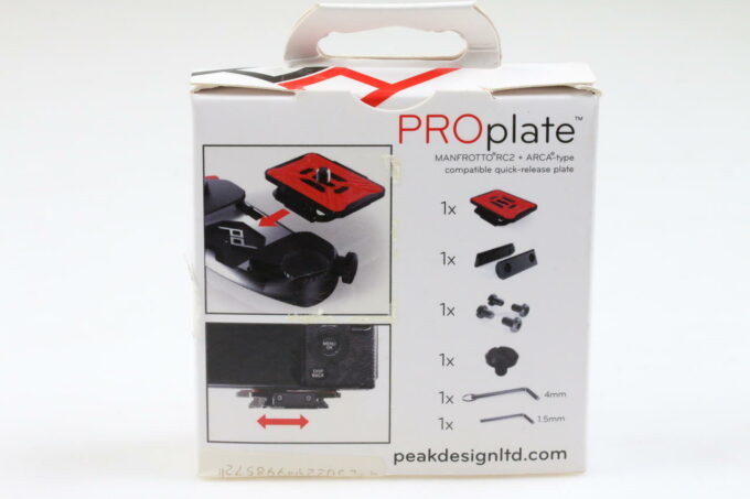 Peak Design Pro plate Stativplatte