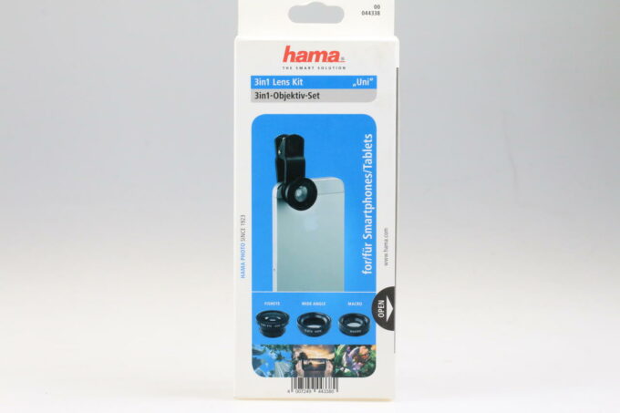 Hama 3in1 Lens Kit für Handy Uni