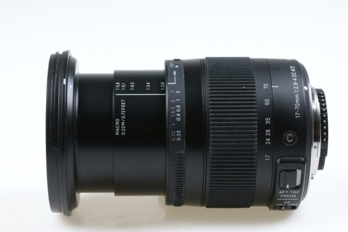 Sigma 17-70mm f/2,8-4,0 DC Macro OS HSM (C) für Nikon F (DX) - #50200400