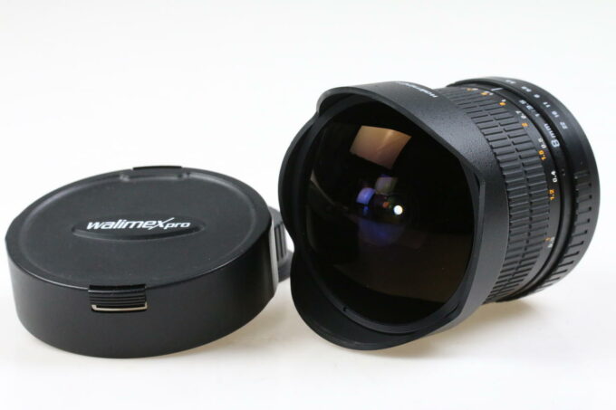 Walimex Pro 8mm f/3,5 Fish-Eye CS für Canon EF