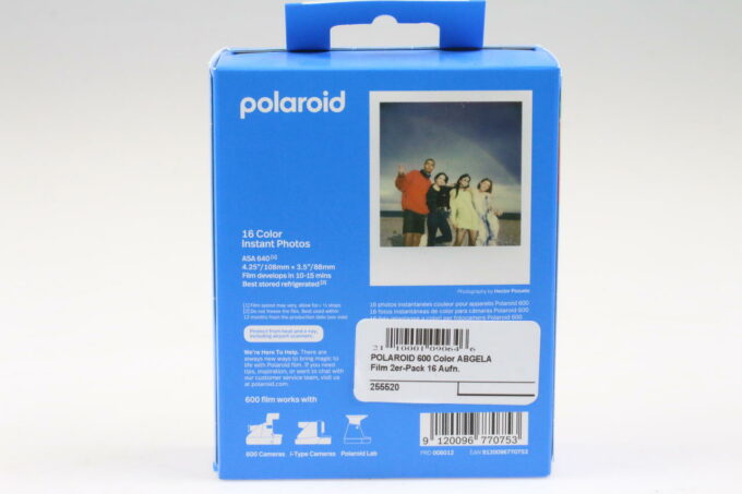 Polaroid 600 Color Film 2er-Pack 16 Aufn. ABGELAUFEN!! 03/24