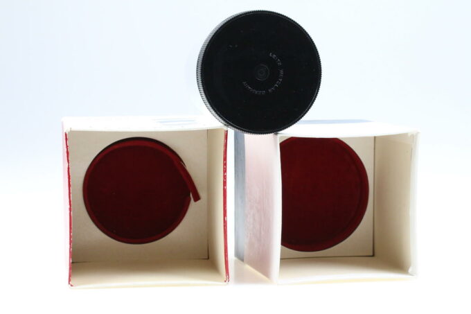 Leica Elmarit-R 90mm f/2,8 Originalverpackung mit Dose