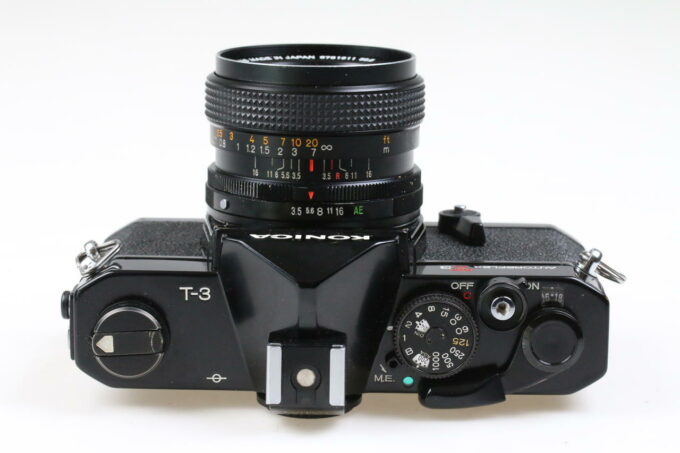 Konica Autoreflex T3 Gehäuse mit 28mm f/3,5 - #649348