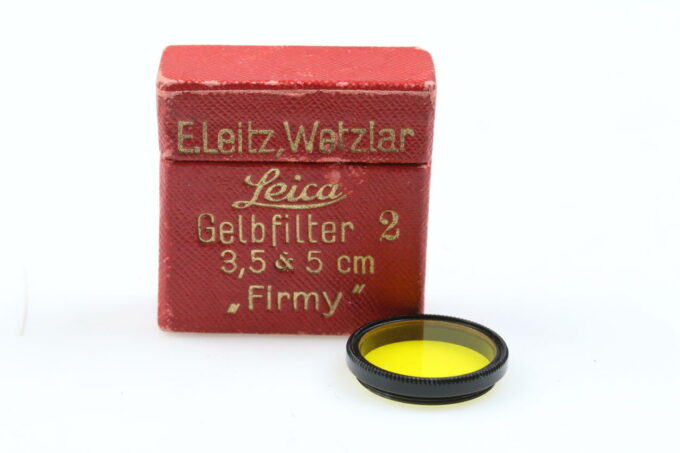 Leica Gelbfilter 2 für 3,5 & 5cm FIRMY