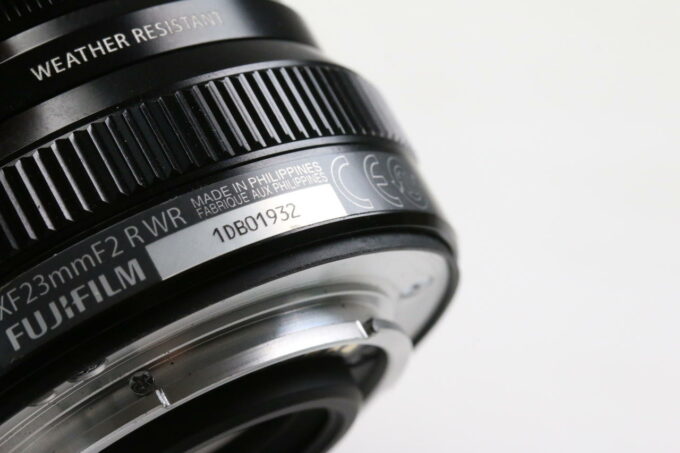 FUJIFILM Fujinon XF 23mm f/2,0 R WR - Schwarz - #1DB01932