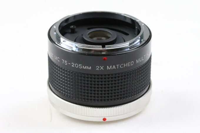 Vivitar MC 75-205mm 2x Matched Telekonverter für Canon FD