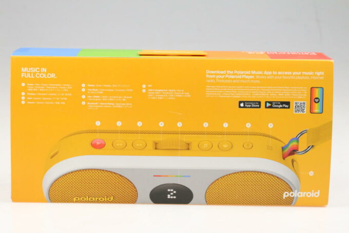 Polaroid P2 Music Player Bluetooth portabel - Gelb - #90852471E0924