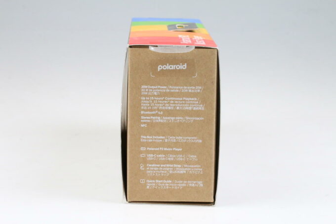Polaroid P2 Music Player Bluetooth portabel - Schwarz - #90842294E1288