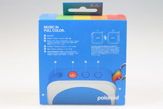 Polaroid P1 Music Player Blau