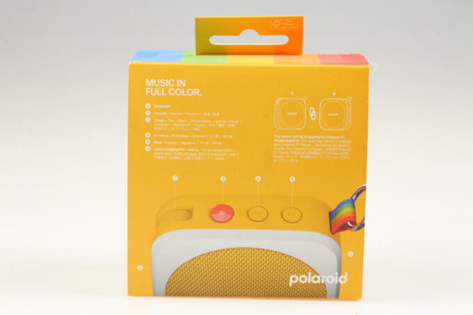 Polaroid P1 Music Player Bluetooth portabel - Gelb - #90802322F0889