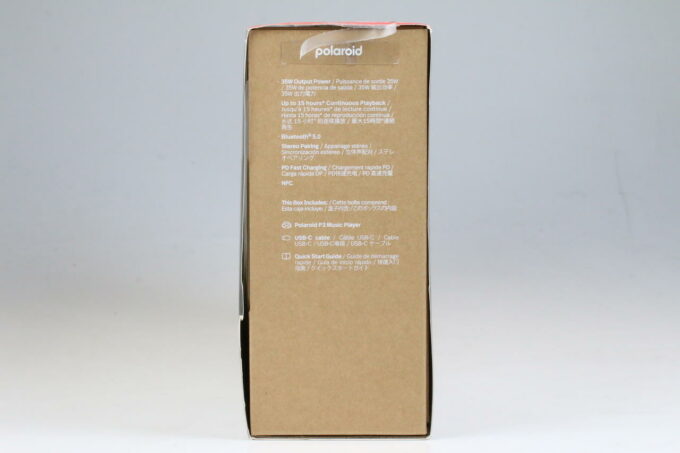 Polaroid P4 Music Player Bluetooth portabel - Schwarz - #90892272E0078