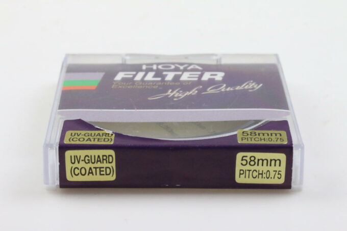 Hoya UV-Guard (Coated) Filter 58mm