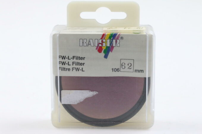 Kaiser FW-L Filter 62mm