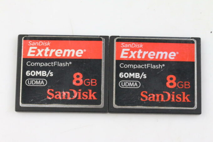 Sandisk CompactFlash 8GB - 2 Stück