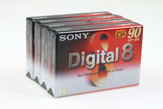 Sony Digital 8 Kassetten - 4 Stück