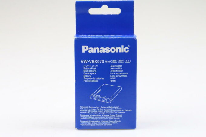 Panasonic VW-VBX070E-K Akku