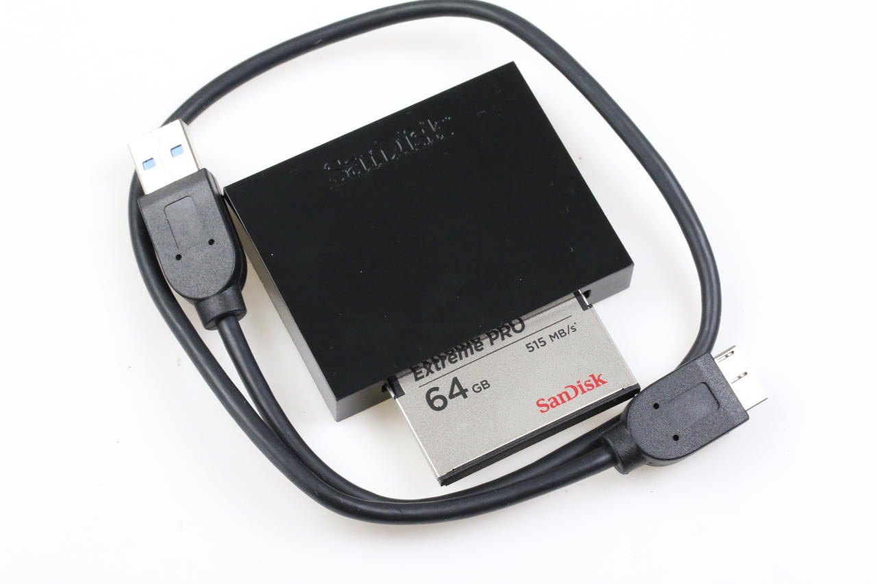 Sandisk Extreme PRO CFast 2.0 64GB 515MB/s mit Lesegerät