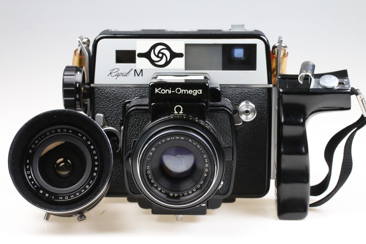 Konica Koni-Omega Rapid M mit 90mm f/3,5 und 60mm f/5,6 - #41303C