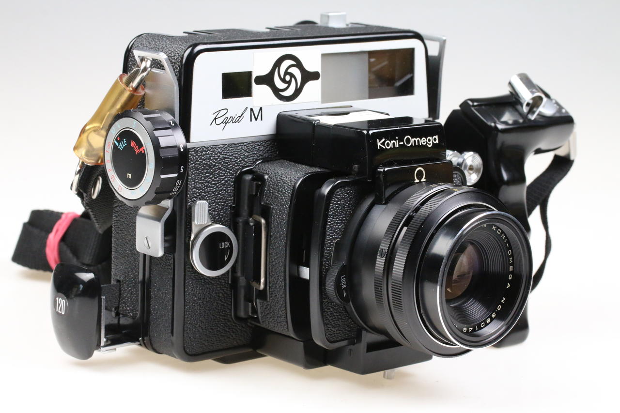 Konica Koni-Omega Rapid M mit 90mm f/3,5 und 60mm f/5,6 - #41303C