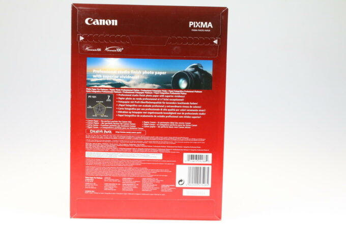 Canon Pro Platinum PT-101 A4 Premium Fotopapier 20