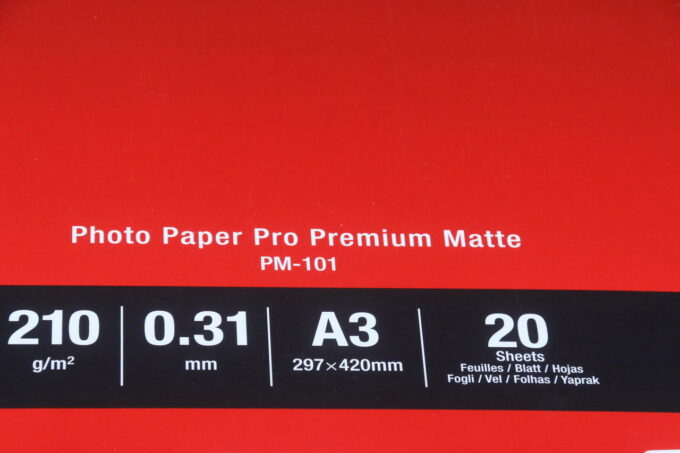 Canon PM-101 Pro Premium Matt Papier 20 Blatt, A3 - Image 4
