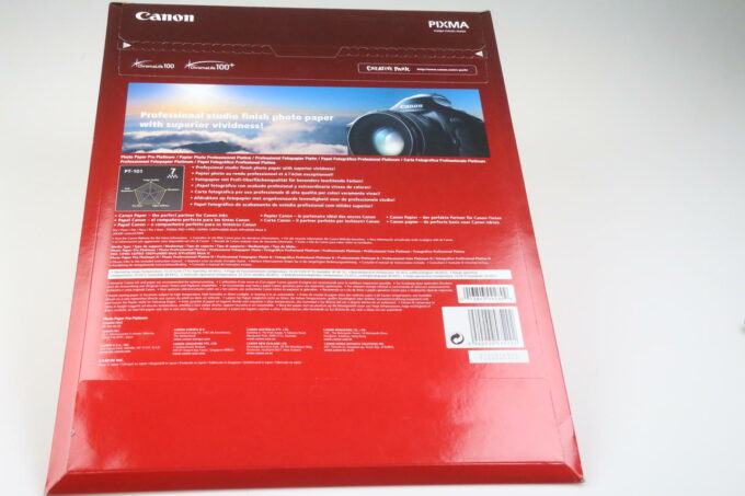 Canon Pro Platinum PT-101 A3 Premium 20 Blatt 300g - Image 5