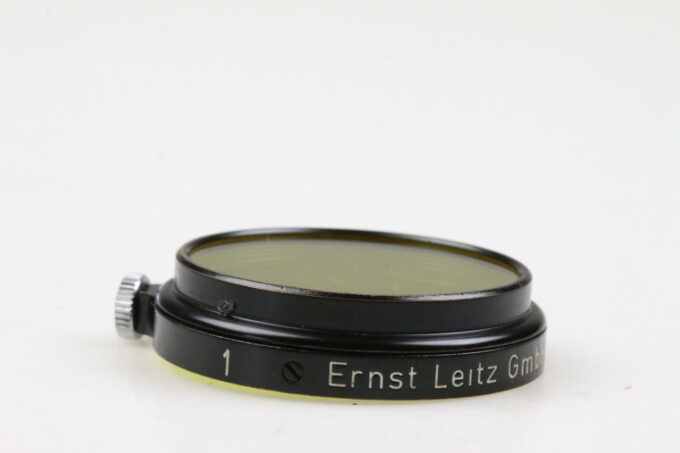 Leica Gelbfilter 1 mit Klemmfassung schwarz