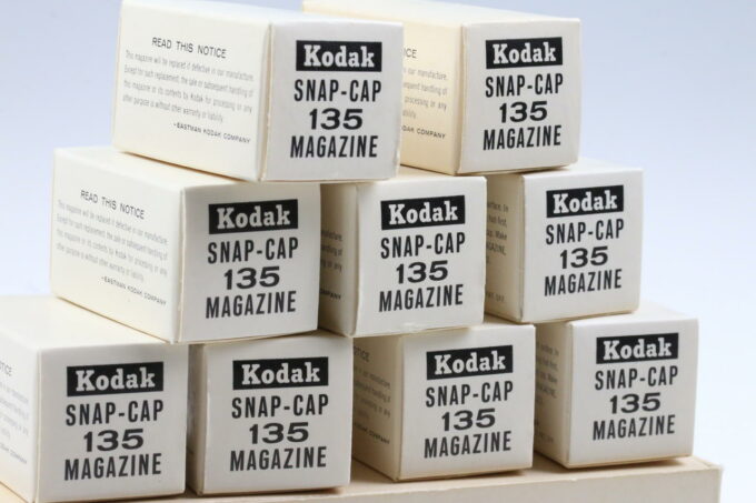 Kodak Snap-Cap 135 Magazine / 9 Stück