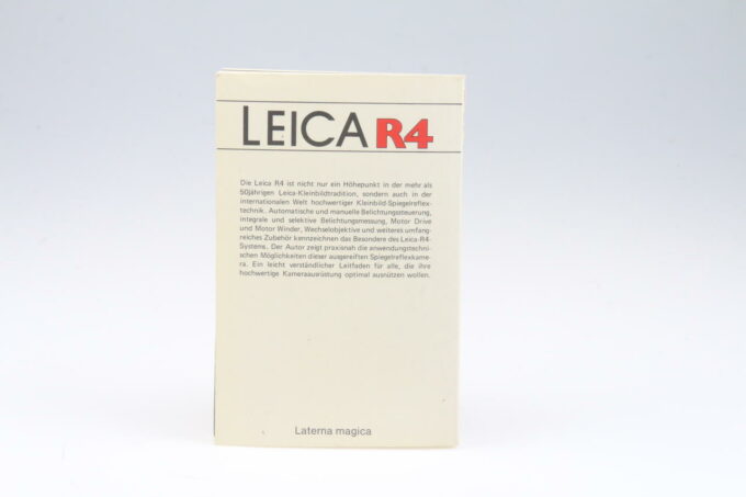 Leica R4 Buch von Heinz von Lichem