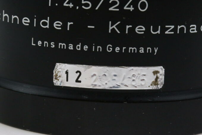 Schneider-Kreuznach C-Claron Xerox 240mm f/4,5 - #125485