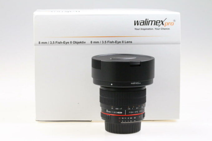 Walimex 8mm f/3,5 Fish-Eye CS II für Nikon - #613D2417