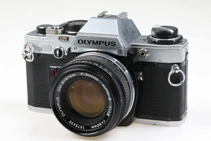 Olympus OM-10 chrome mit Auto-S 50mm f/1,8 - #2394058