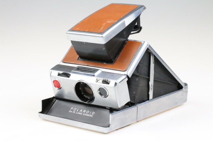 Polaroid SX-70 Land Camera - braun-silber