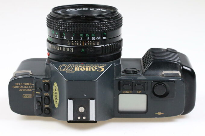 Canon T70 mit FD 50mm f/1,8 S.C. - #1974274