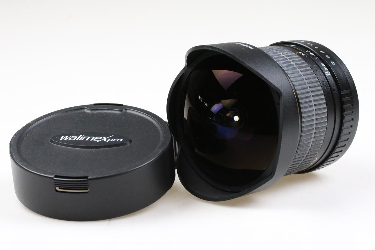 Walimex Pro 8mm f/3,5 Fish-Eye CS für Canon EF