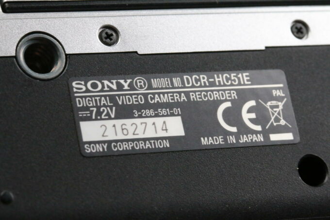 Sony DCR-HC51E - #2162714