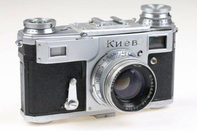 Kiev III mit Jupiter-8 50mm f/2 Umbau