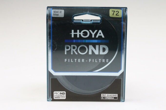 Hoya PRO ND64 72mm Neutraldichtefilter