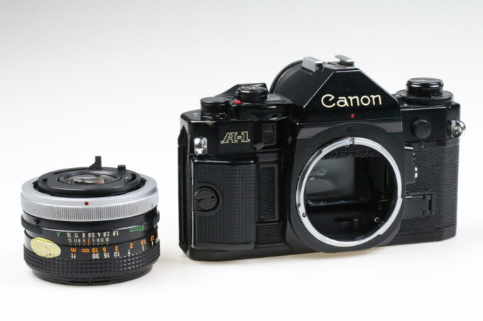 Canon A-1 mit FD 50mm f/1,8 S.C. - #1326887