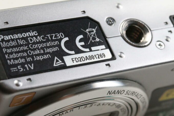 Panasonic Lumix DMC-TZ30 Digitalkamera - #FD2DA001269