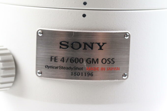 Sony FE 600mm f/4,0 GM OSS - #1801196