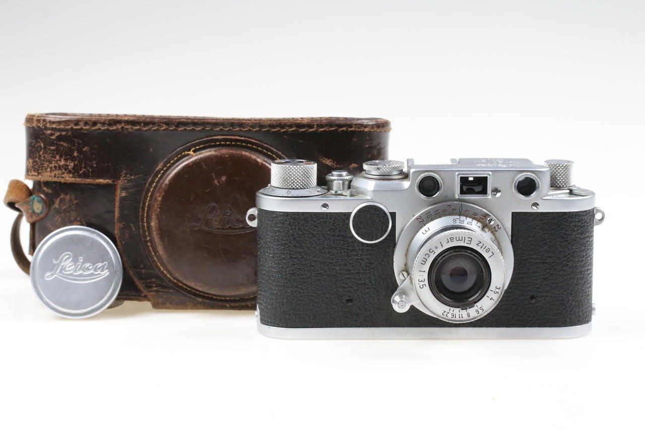 Leica IIF mit Elmar 5cm f/3,5 Red Scale - #613111