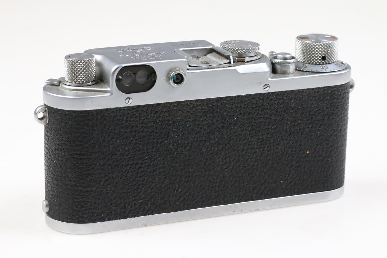 Leica IIF mit Elmar 5cm f/3,5 Red Scale - #613111 - Image 4