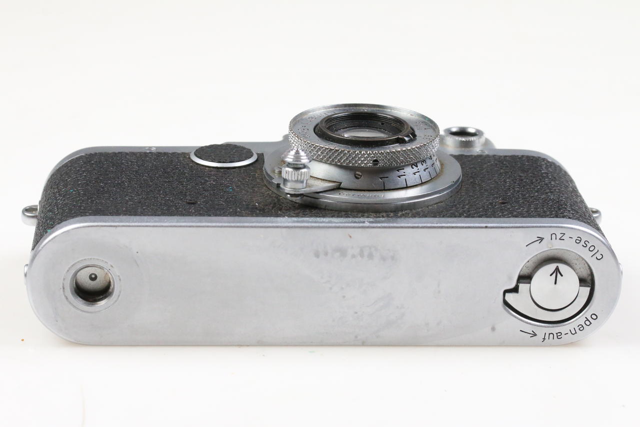 Leica IIF mit Elmar 5cm f/3,5 Red Scale - #613111 - Image 5