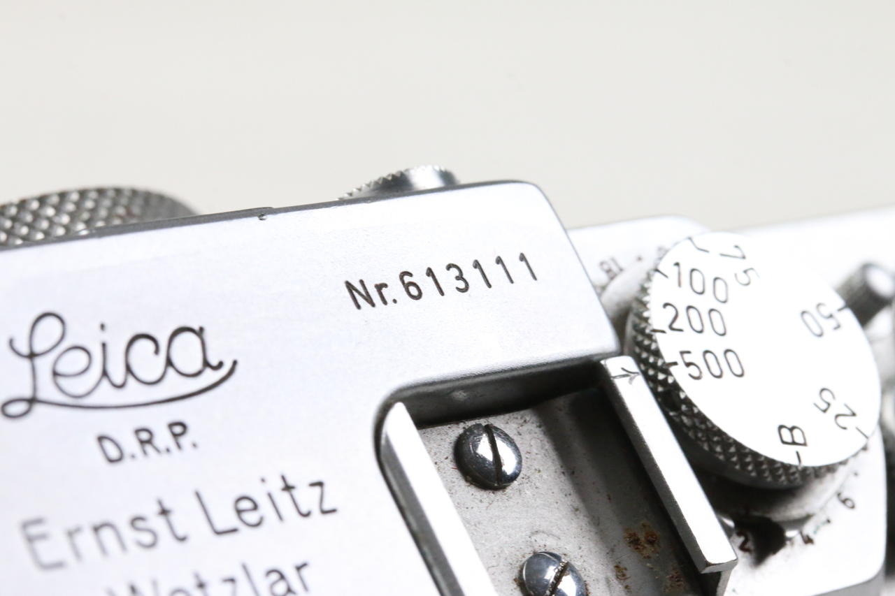 Leica IIF mit Elmar 5cm f/3,5 Red Scale - #613111 - Image 6