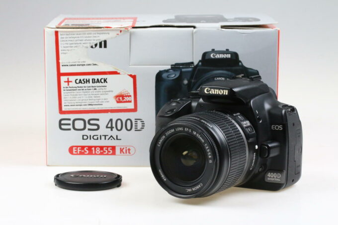 Canon EOS 400D mit EF-S 18-55mm f/3,5-5,6 II - #0430123157