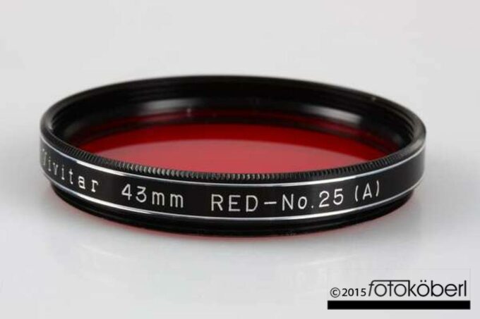 Vivitar Filter Rot 25A 43mm