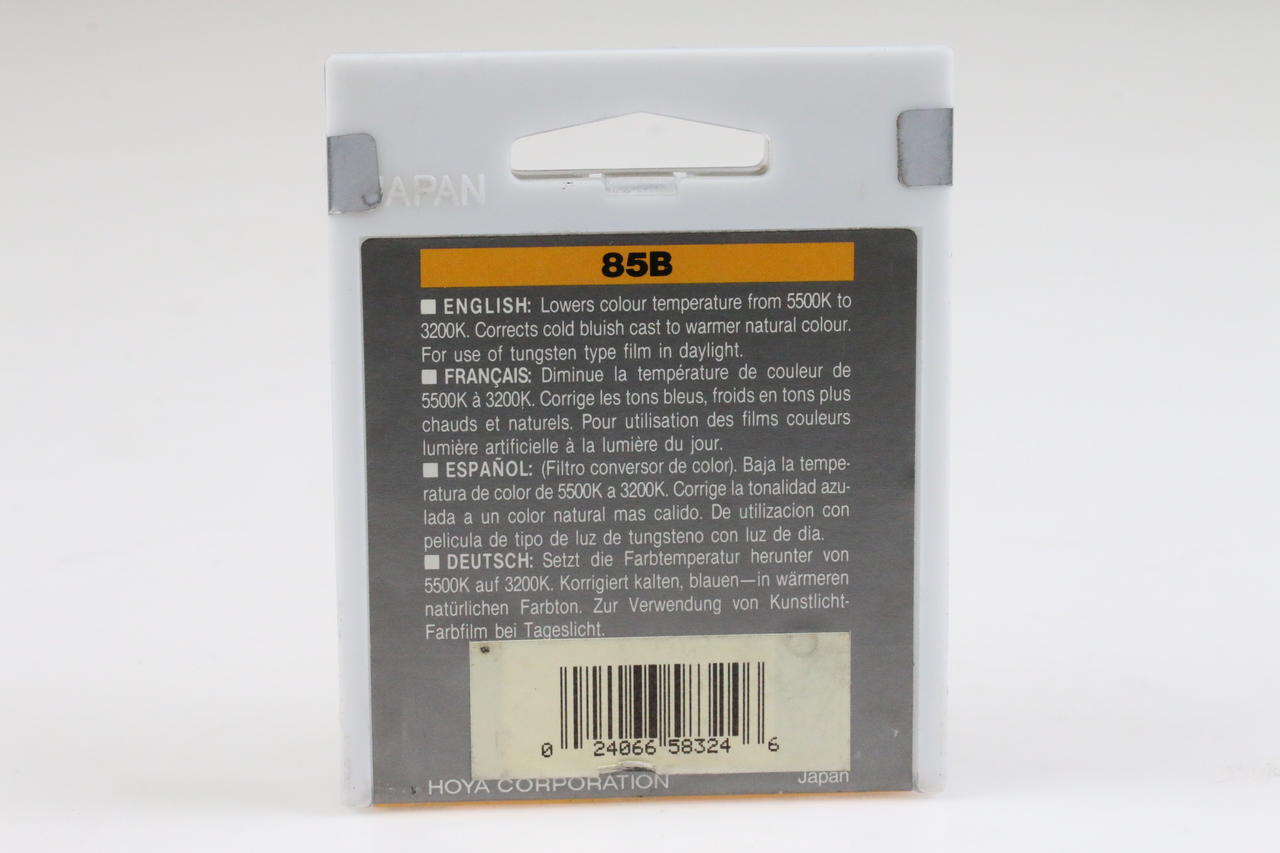 Hoya HMC Orangefilter 85B Konversionsfilter 58mm - Image 2