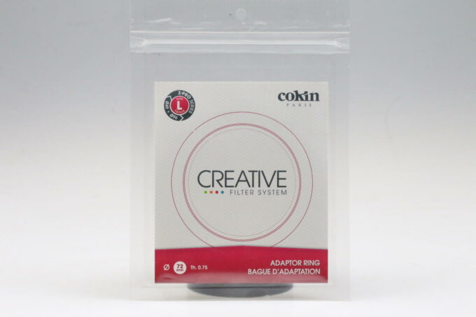 COKIN Filterhalter Adapter Ring 72mm System Z
